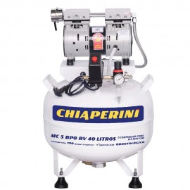 Motocompressor Odontolgico BPO Isento de leo 5 Ps 40L Chiaperini