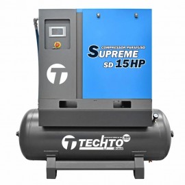 Compressor de Parafuso Supreme SD 48 Ps 15HP 380V - Trifsico Techto