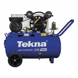 Compressor de Ar 10 Ps 80L 2HP 127V Tekna