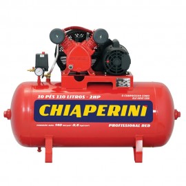 Compressor de Ar 10 Ps 110L 2HP Bivolt Chiaperini