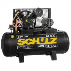 Compressor de Ar Max CSV 20 Ps 200L 5HP 220/380V - Trifsico Schulz