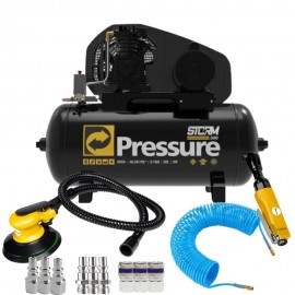 Compressor de Ar Storm 10 Ps 100L 2HP 110/220V Pressure