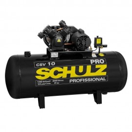 Compressor de Ar Profissional CSV 10 Ps 200L 2HP Schulz